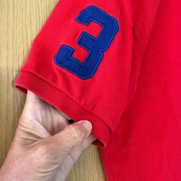 Polo Ralph Lauren Big Pony 3 Short Sleeve Pullover Polo Shirt Cotton / medium - Picture 5 of 12